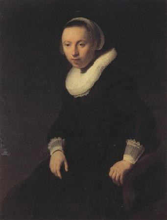  Portrait of a young woman seted, (mk330